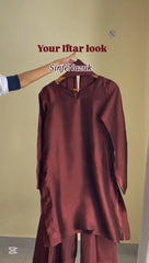 SN-Farshi Shalwar Brown