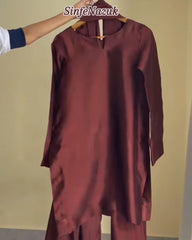 SN-Farshi Shalwar Brown